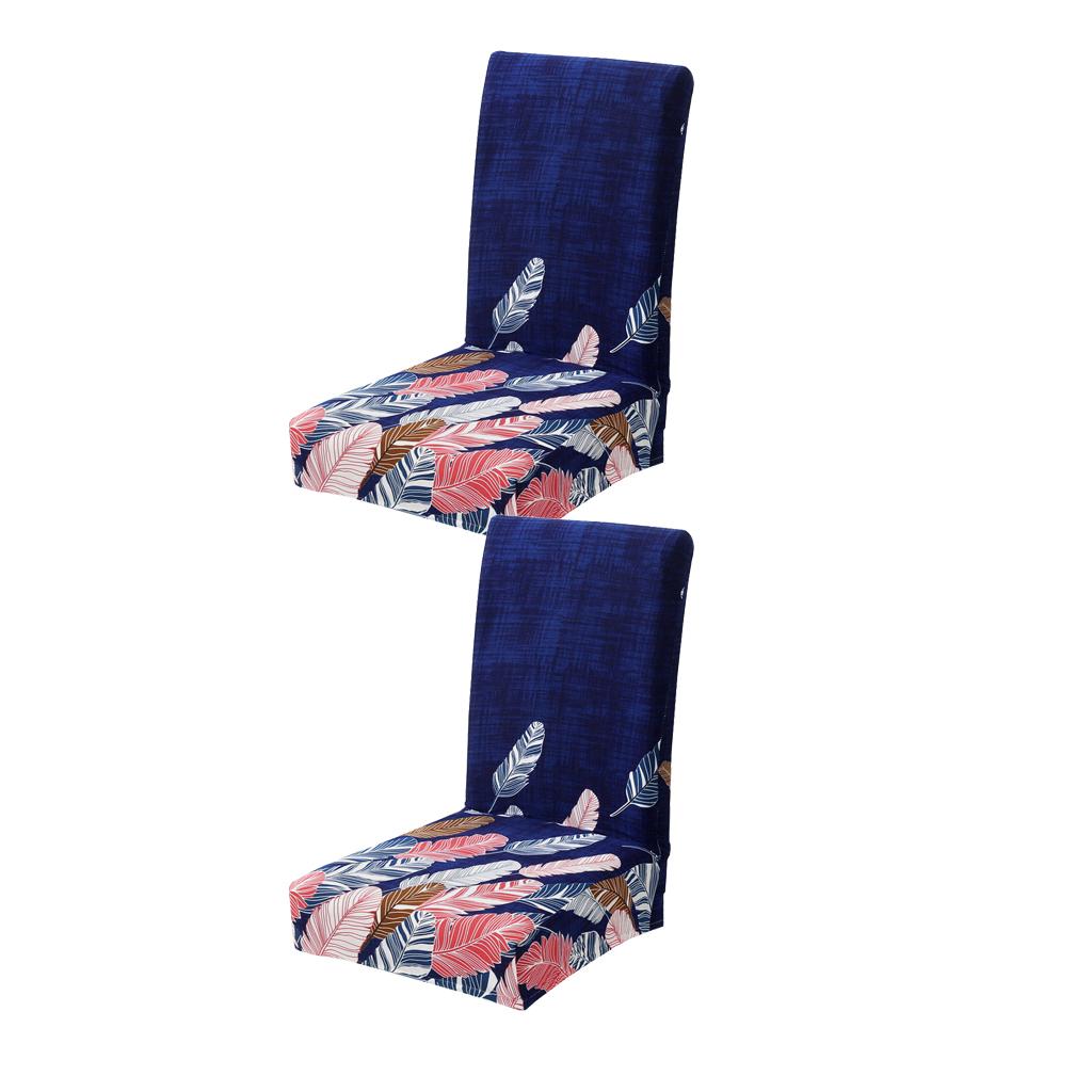 2xDining Room Chair Cover Seat Protector Banquet Chair Slipcover Style_10