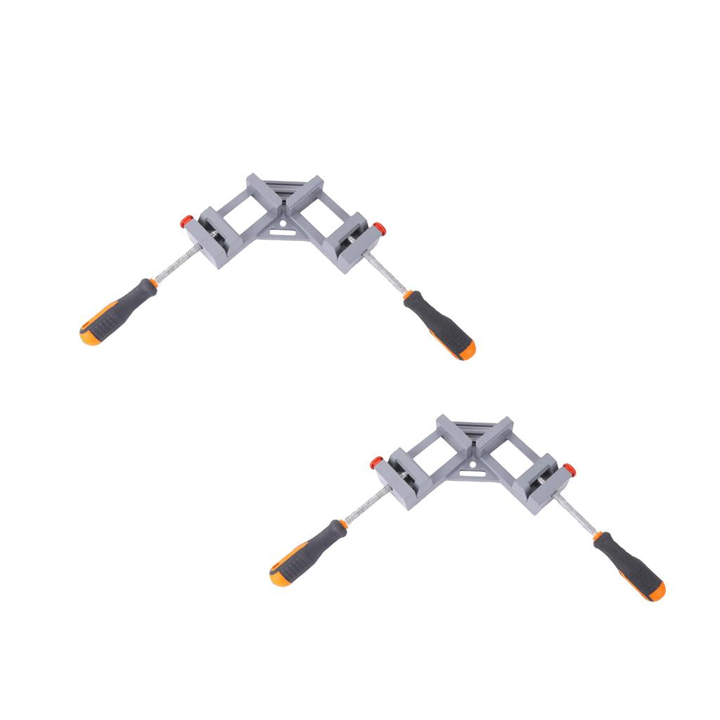 2XCorner Clamp Right Angle Clamp Woodworking Vice Metal Welding with Handles