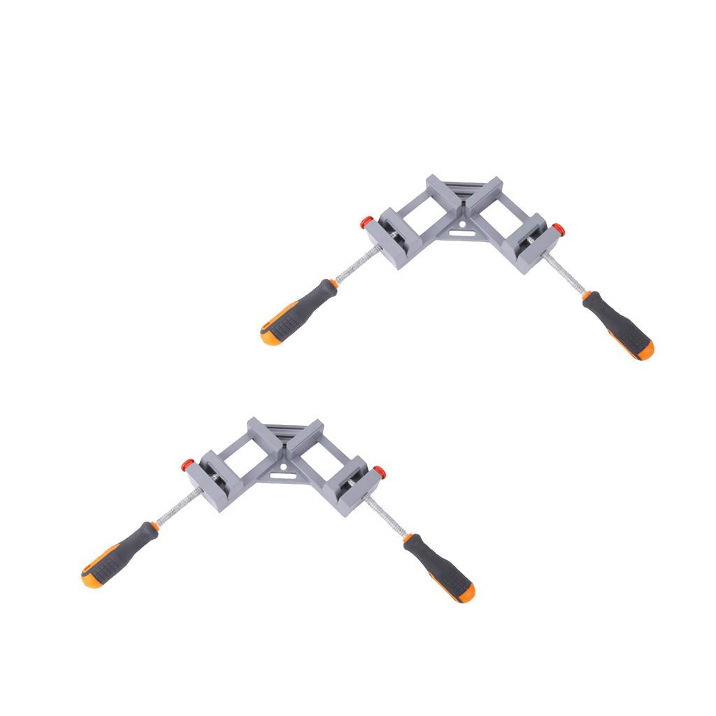 2XCorner Clamp Right Angle Clamp Woodworking Vice Metal Welding with Handles