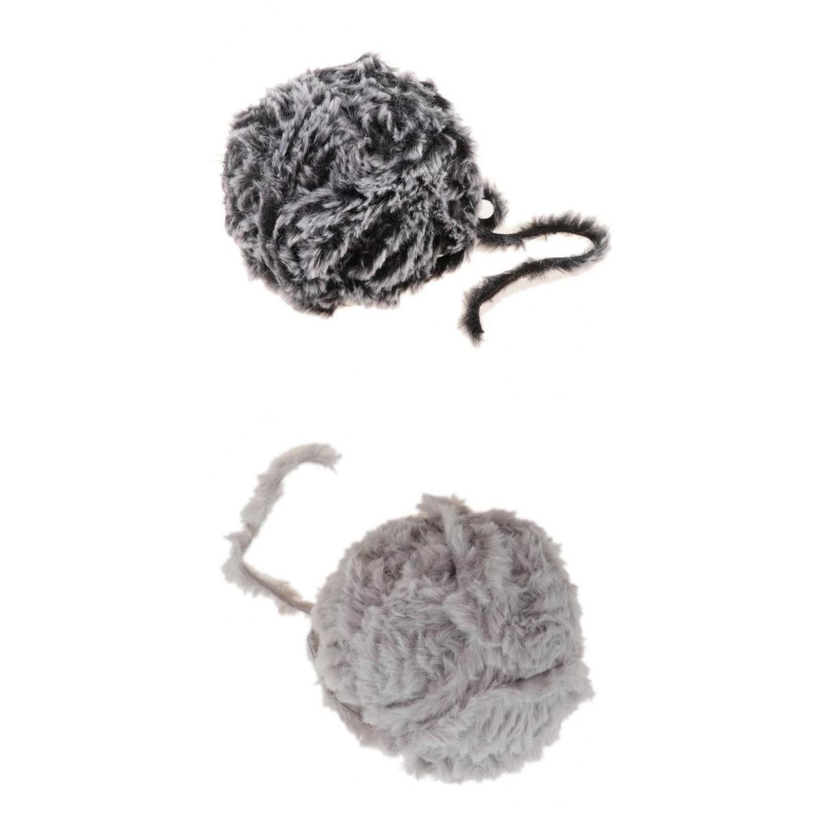 2pcs 32 Meters Soft Faux Fur Yarn for DIY Crocheting Knitting