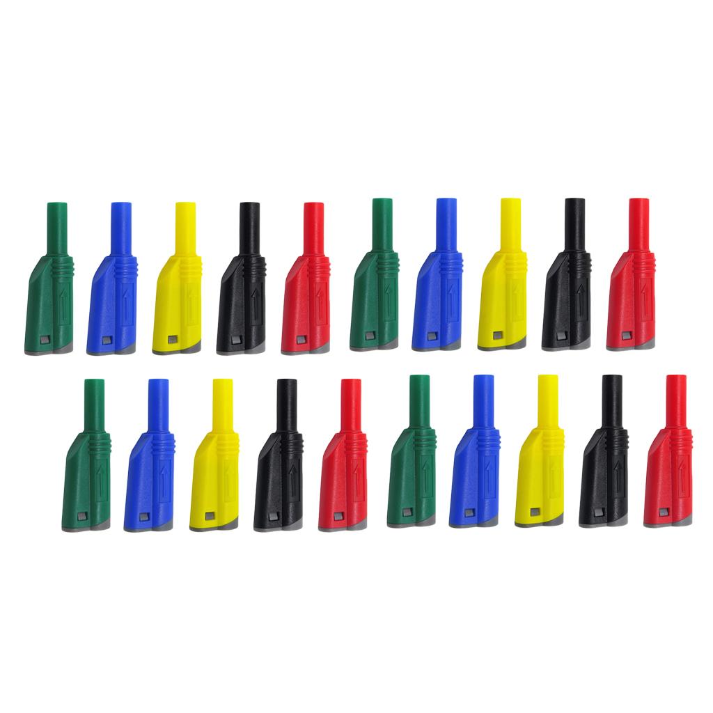 20x P3005 Welding/Assembly 4mm Stack Safety Banana Plug Multimeter Connector