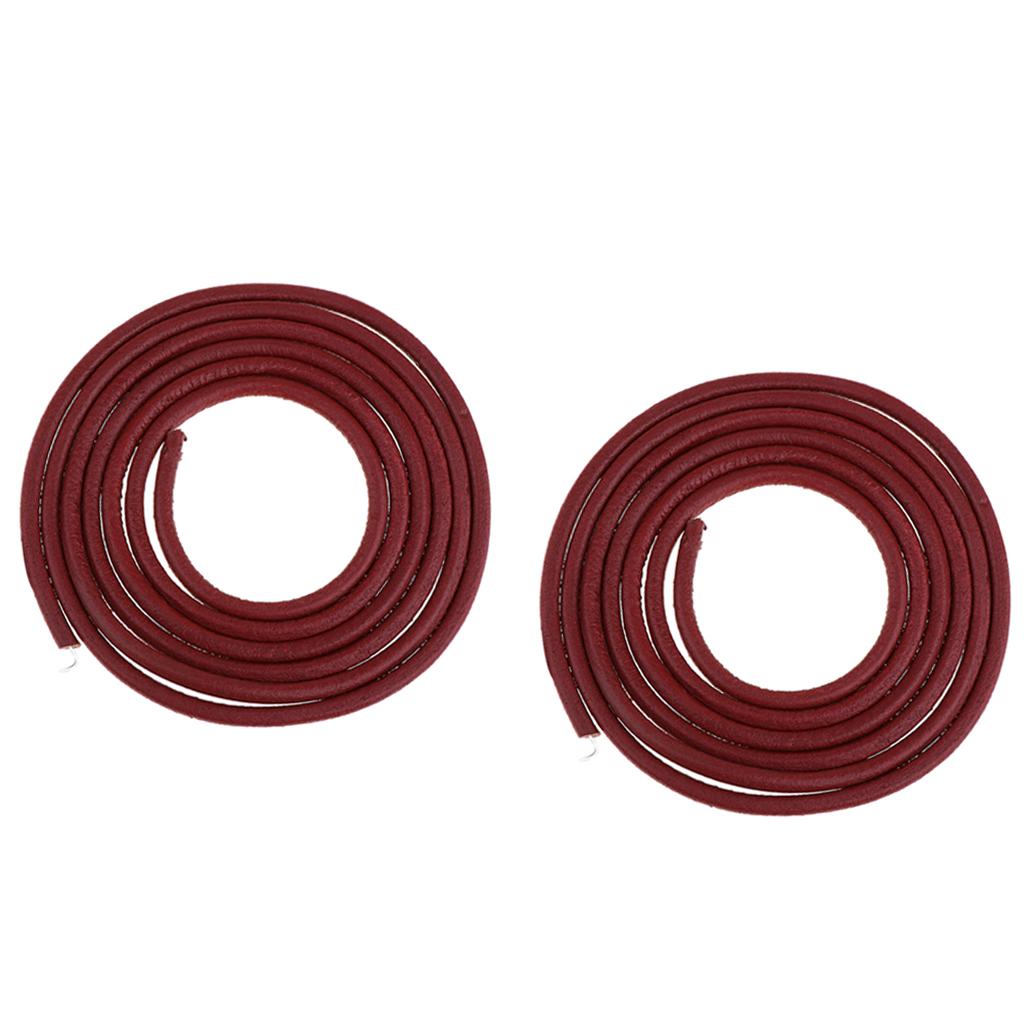 2pcs 72 Leather Belt Antique Treadle Part + Hook For Singer Sewing Machine"