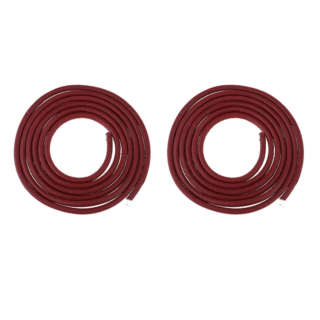 2pcs 72 Leather Belt Antique Treadle Part + Hook For Singer Sewing Machine"