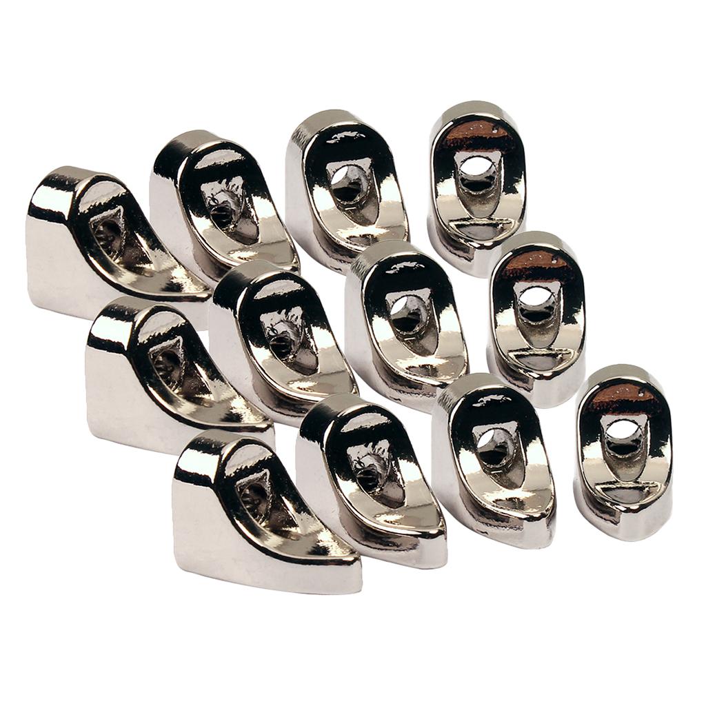 12 Pieces Chrome Banjo Bracket Stand Luthier Tools