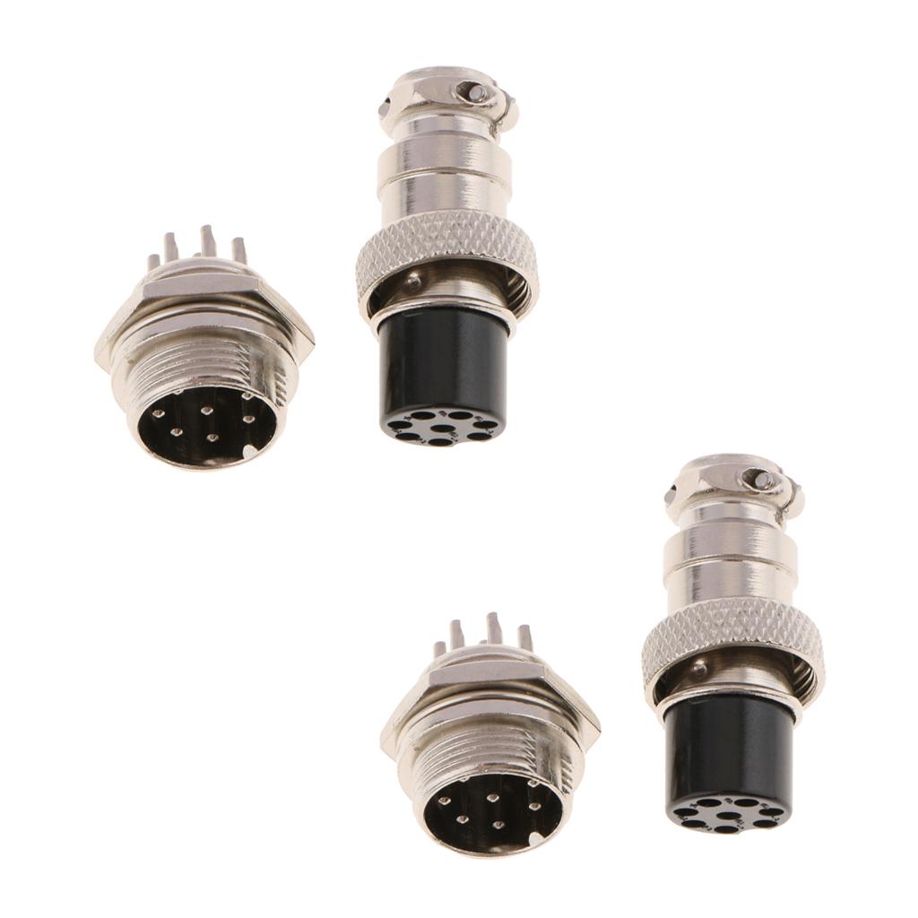 2pair GX16-8Pin Air Plug Aviation Plug And Socket Connector Cable PlugSocket