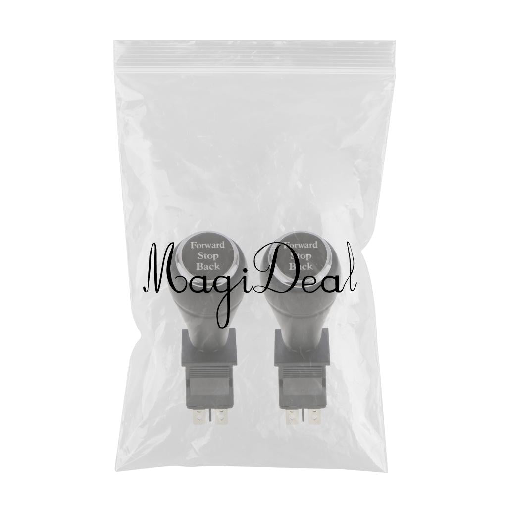 6Pin 3Position Joystick Switch Replacement Car Putter Switches Push Rod x2