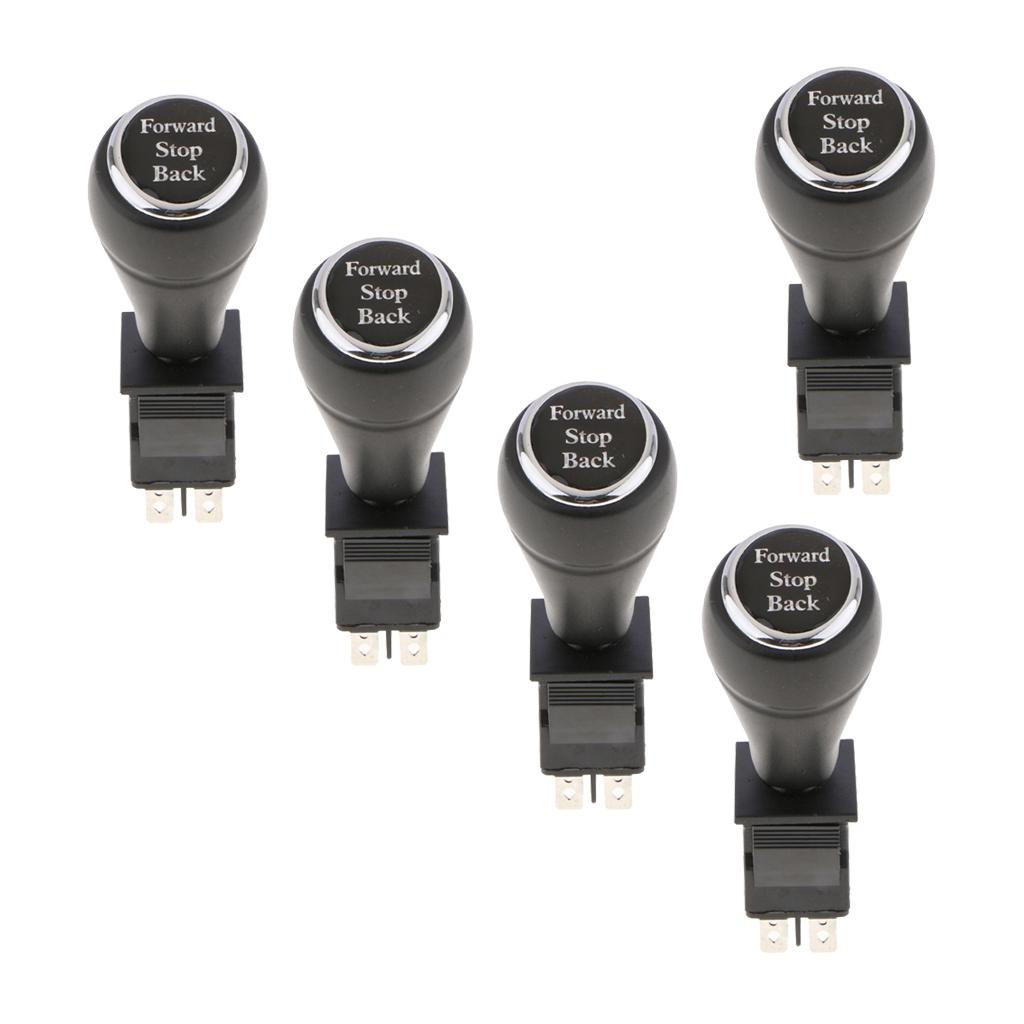 5PCS On-Off-On 6Pin 3 Position Joystick Switch Replacement Car Putter Switch