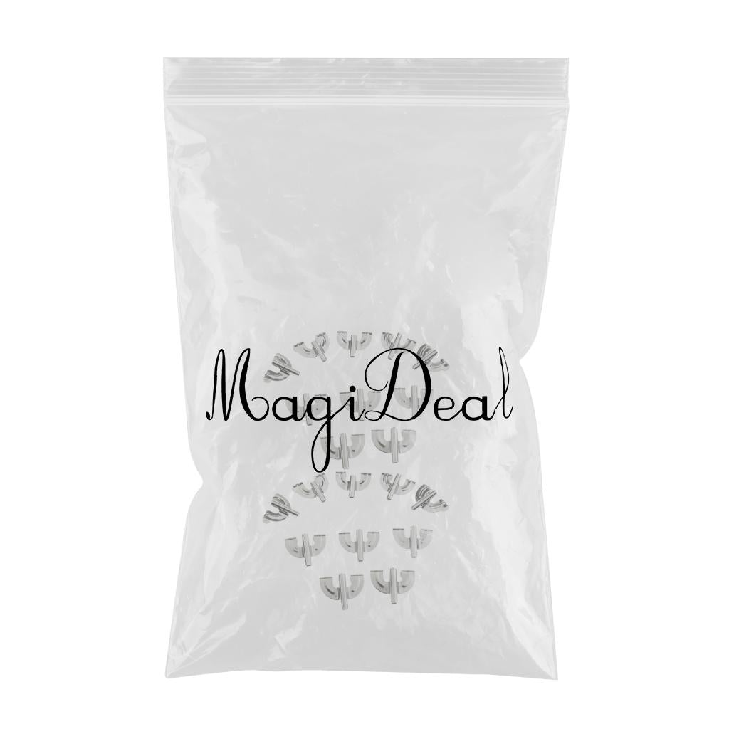 20pcs Bass Drum Claw Hook for Drum Parts Accessories Silver