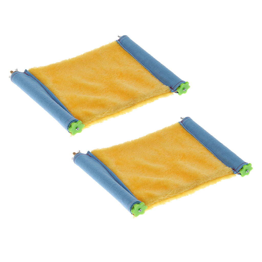 2x Small Pet Animal Hamster Mice Hammock for Cage Hanging Bed Cage Toys L