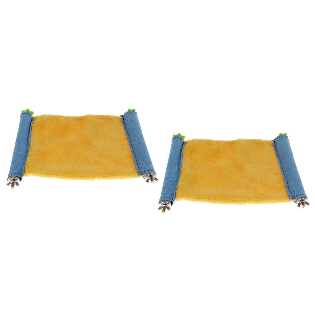2x Small Pet Animal Hamster Mice Hammock for Cage Hanging Bed Cage Toys L