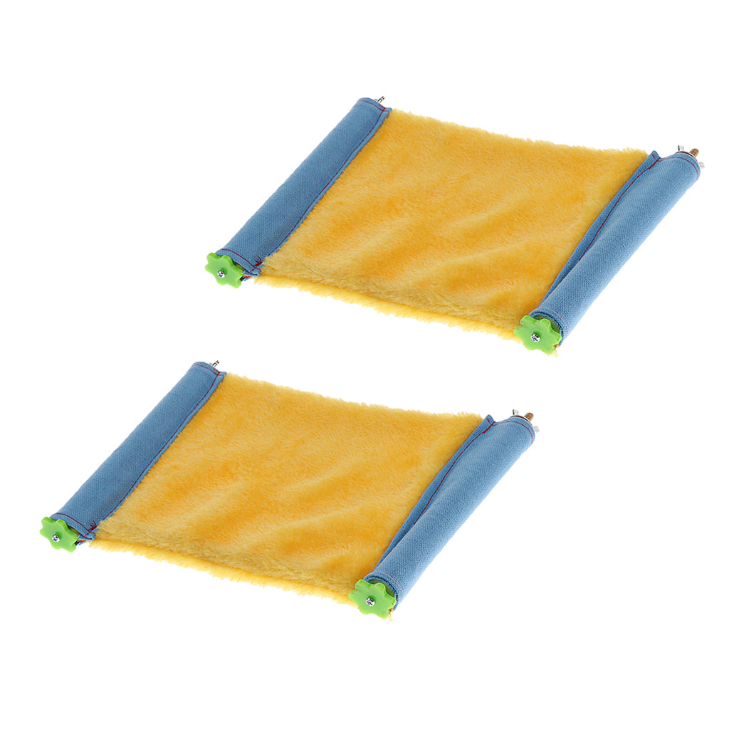 2x Small Pet Animal Hamster Mice Hammock for Cage Hanging Bed Cage Toys L
