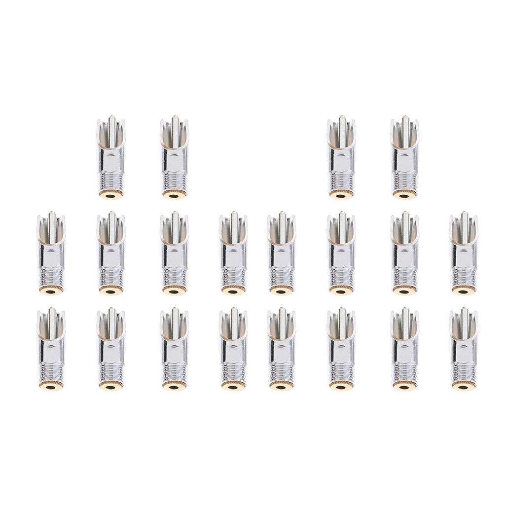 20 Pcs Metal Automatic Pig Nipple Water Drinker Feeder Waterer