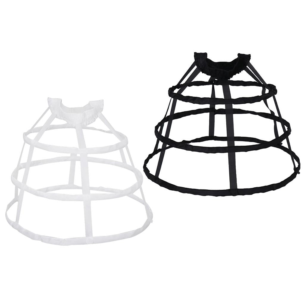 2 Pieces A-Line Fabric Hoops for Wedding Bridal Dress Gown Slip Petticoats