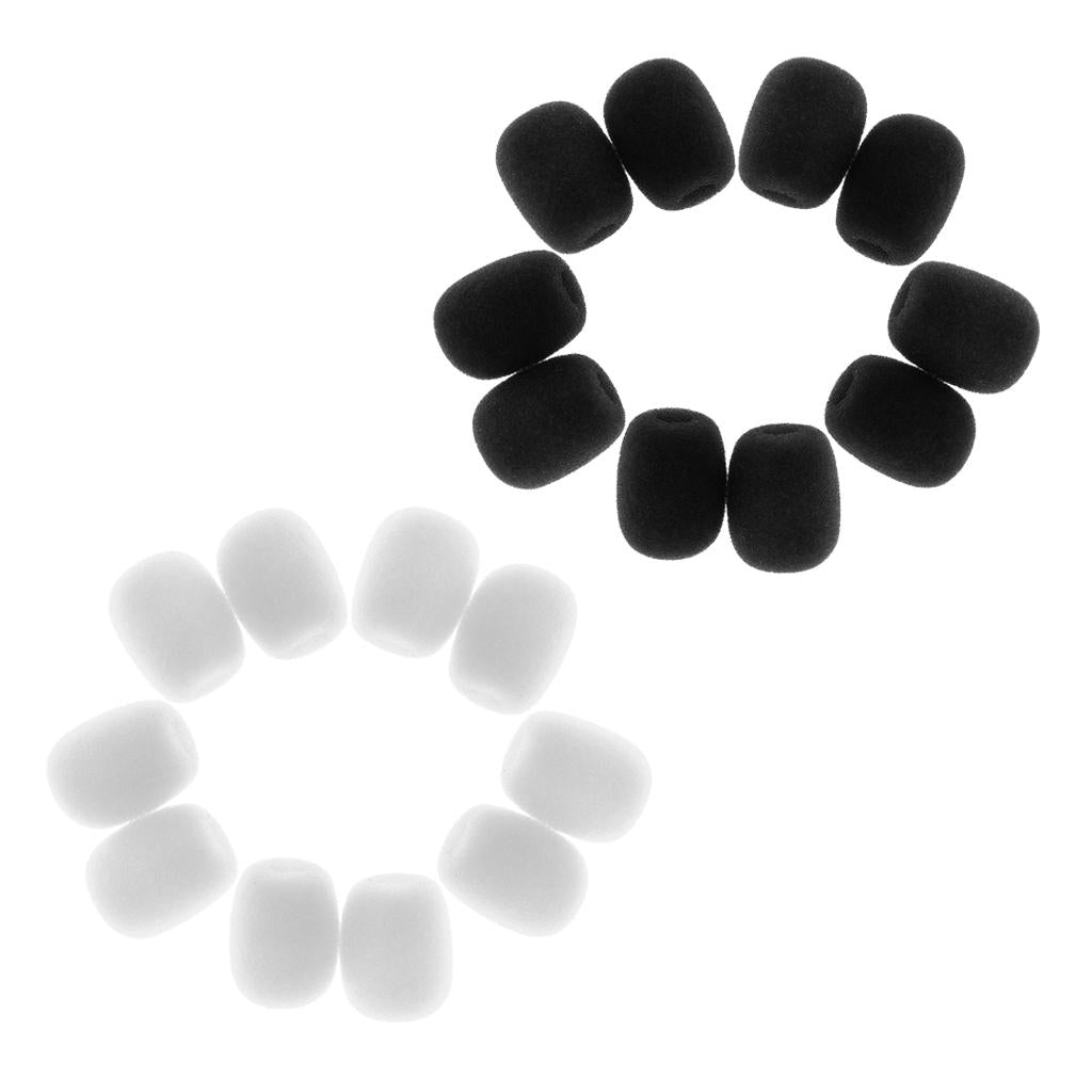 20 Pieces Mini Microphone Sponge Windscreen Windshield