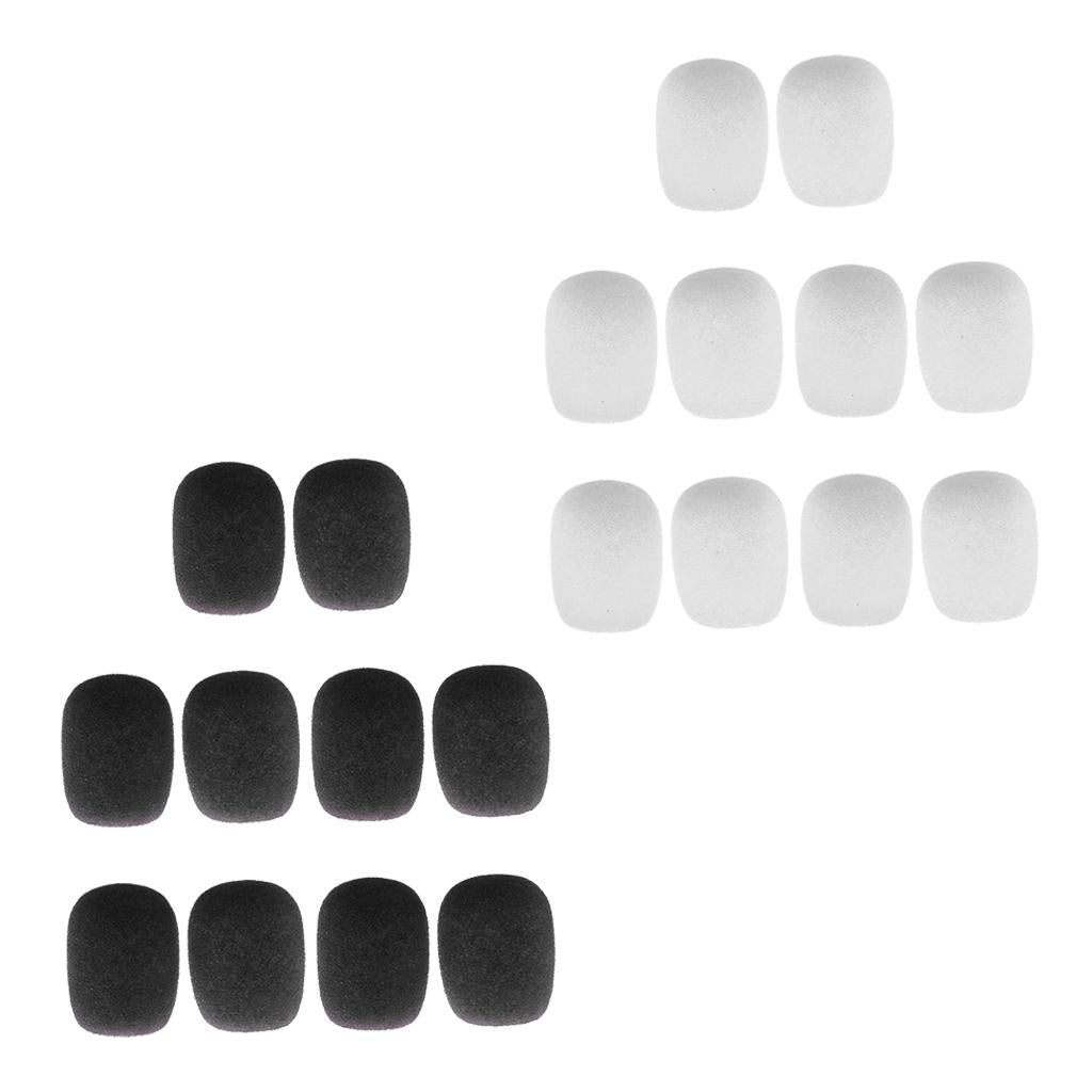 20 Pieces Mini Microphone Sponge Windscreen Windshield