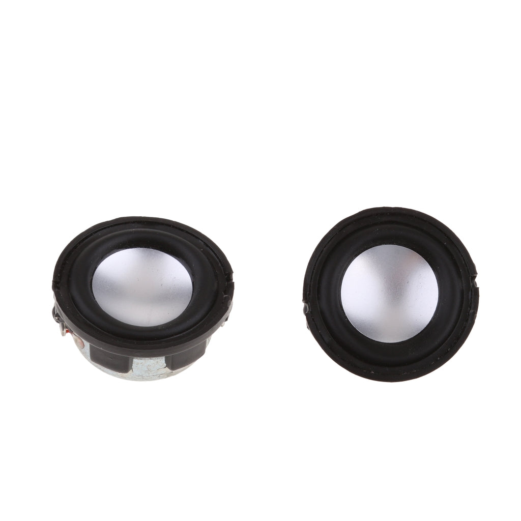 2x 23mm 2W Stereo Audio Speaker 1inch 4Ohm Full-range DIY Loudspeakern New