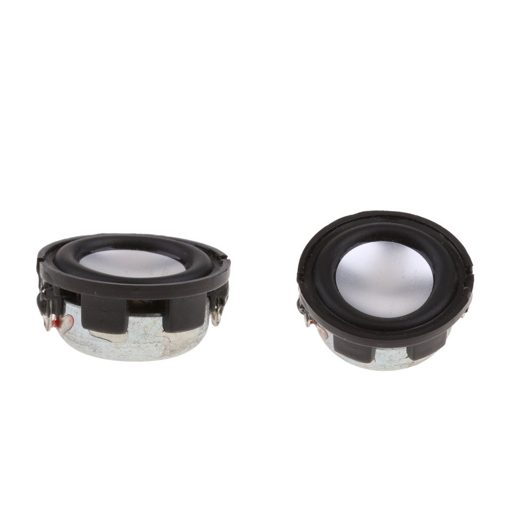 2x 23mm 2W Stereo Audio Speaker 1inch 4Ohm Full-range DIY Loudspeakern New