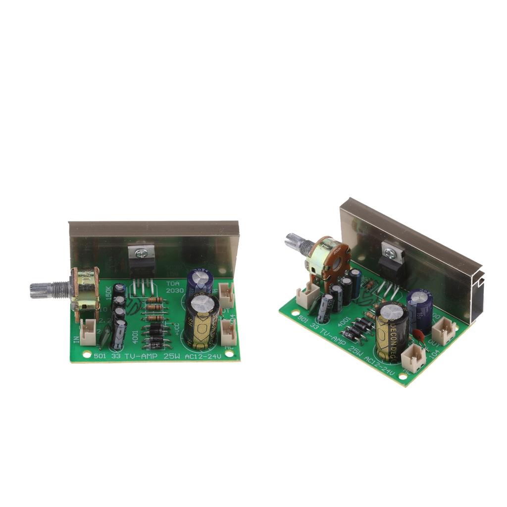 2x TDA2030 Mono 20W AC/DC 12V Audio Power Amplifier DIY Module Board