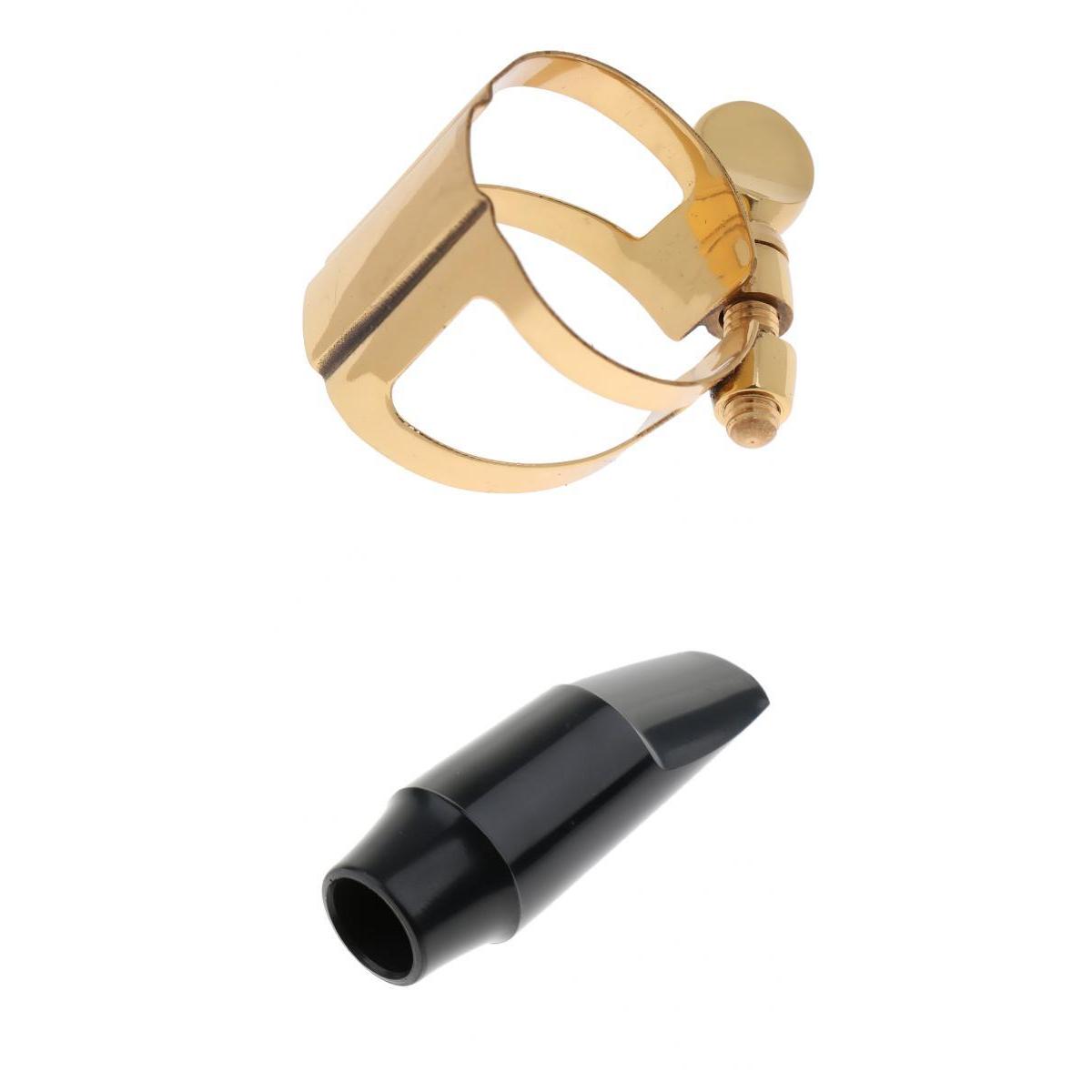 Bb Soprano Saxophone Mouthpiece with Ligature for Wind Instrument Parts