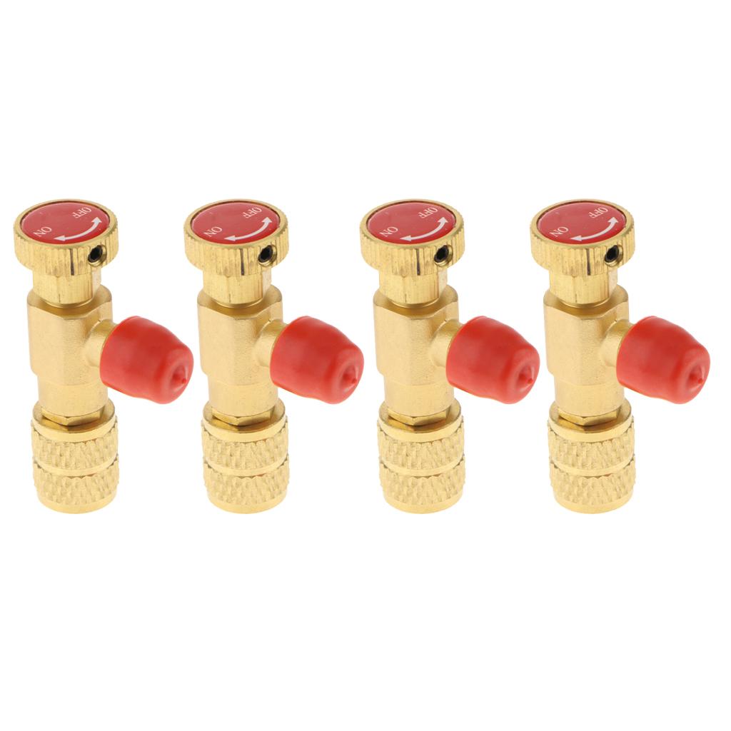 4PCS Freezing Medium and Liquid Loading Safety Valve Pressure Relief Valve