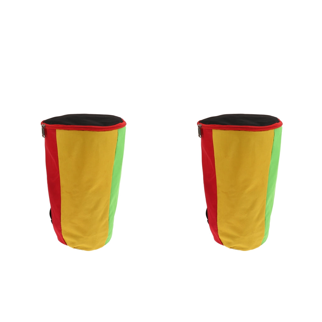 13&12 Inch African Drum Gig Bag Case with Double Shoulder Straps
