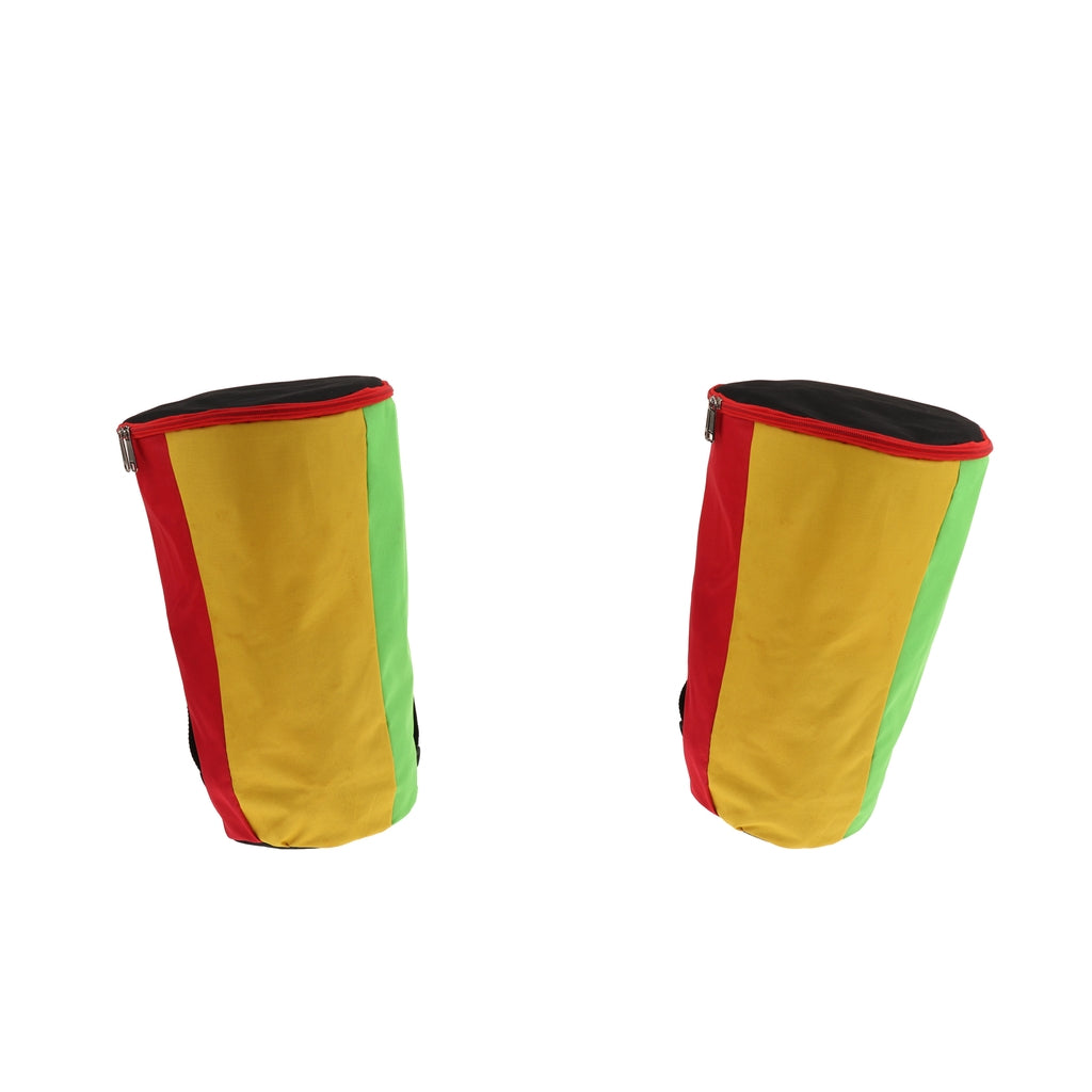 13&12 Inch African Drum Gig Bag Case with Double Shoulder Straps