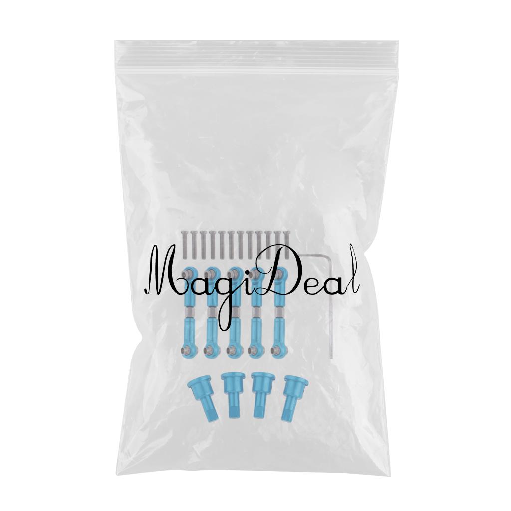 Aluminum Alloy Diff Cup Joint + Linkages Pull Rod for 1:18 WLtoys A959 Parts