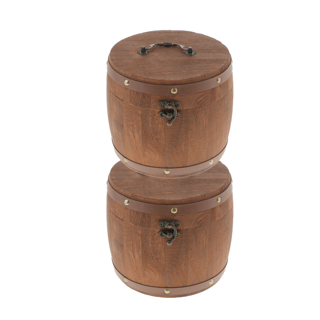 2xAirtight Seal Tea Canister Coffee Sugar Flour Storage Jar Food Container S