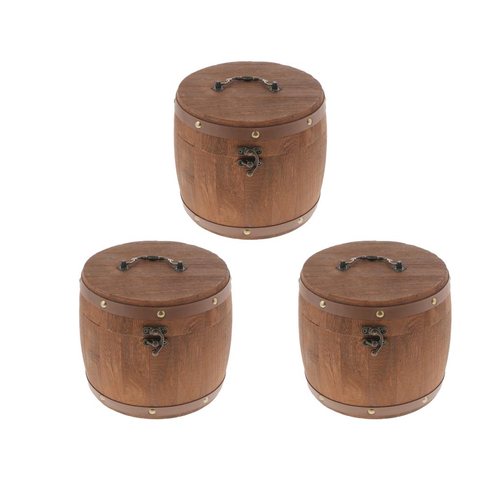 3xAirtight Seal Tea Canister Coffee Sugar Flour Storage Jar Food Container S