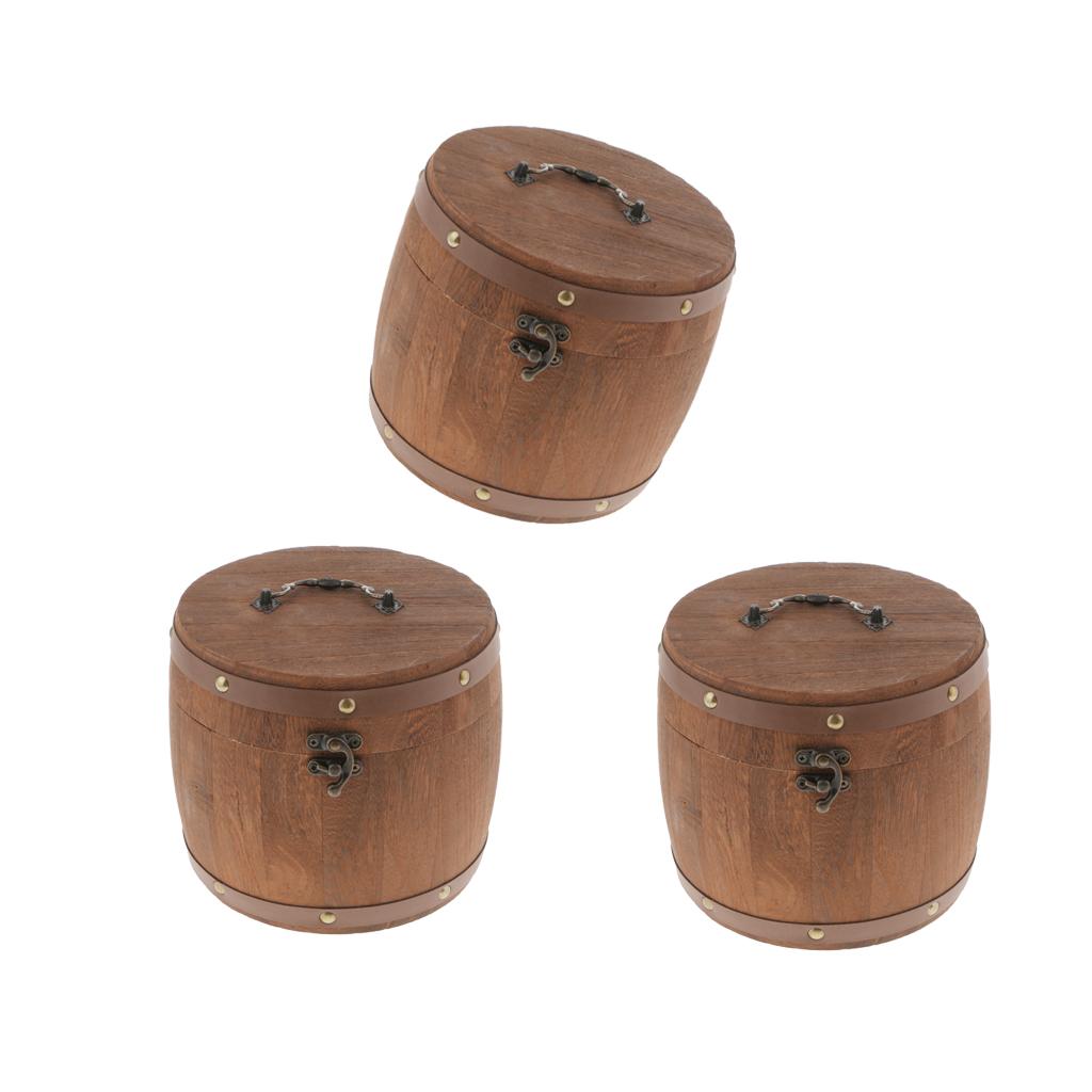 3xAirtight Seal Tea Canister Coffee Sugar Flour Storage Jar Food Container S