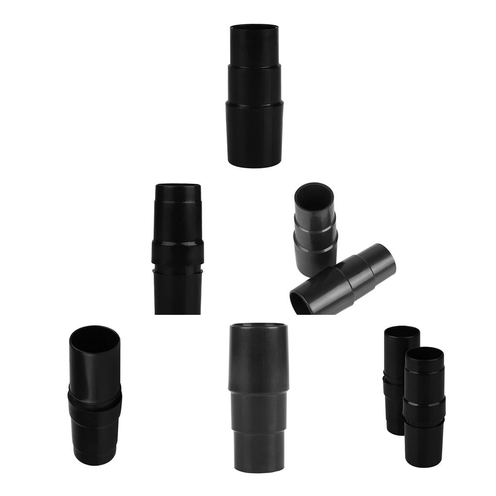 8 x Vacuum Cleaner Brush Nozzle Hose Connector Adapter 32mm Inner Black