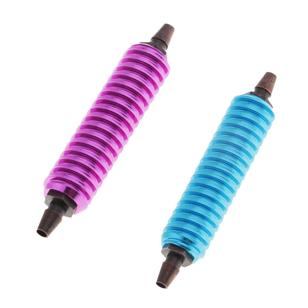 2Piece Nitro Engine Glow/Fuel/Back Pressure Cooler for 1/8 1/10 Scale RC Car