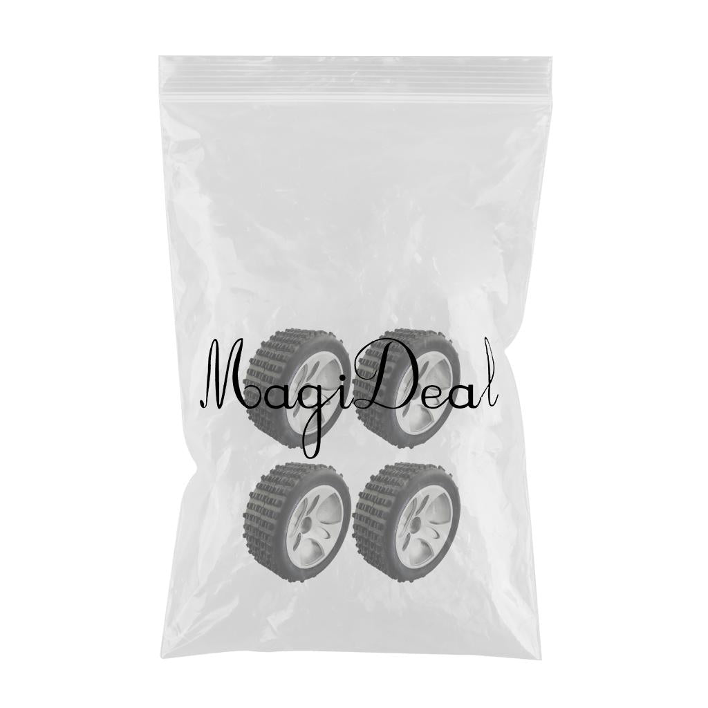 4 Pieces 1/18 RC Car Truck Spare Parts Tires Wheels A959-01 for Wltoys A959