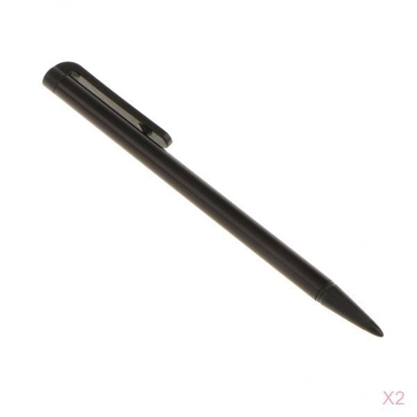 2xUniversal Resistance Pens for New Nintendo 3DS Touch Stylus Pens black