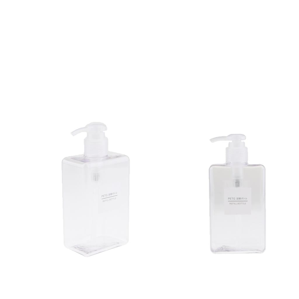2Pcs Foaming Soap Dispenser Cosmetic Containers Bottle Transparent 280ml