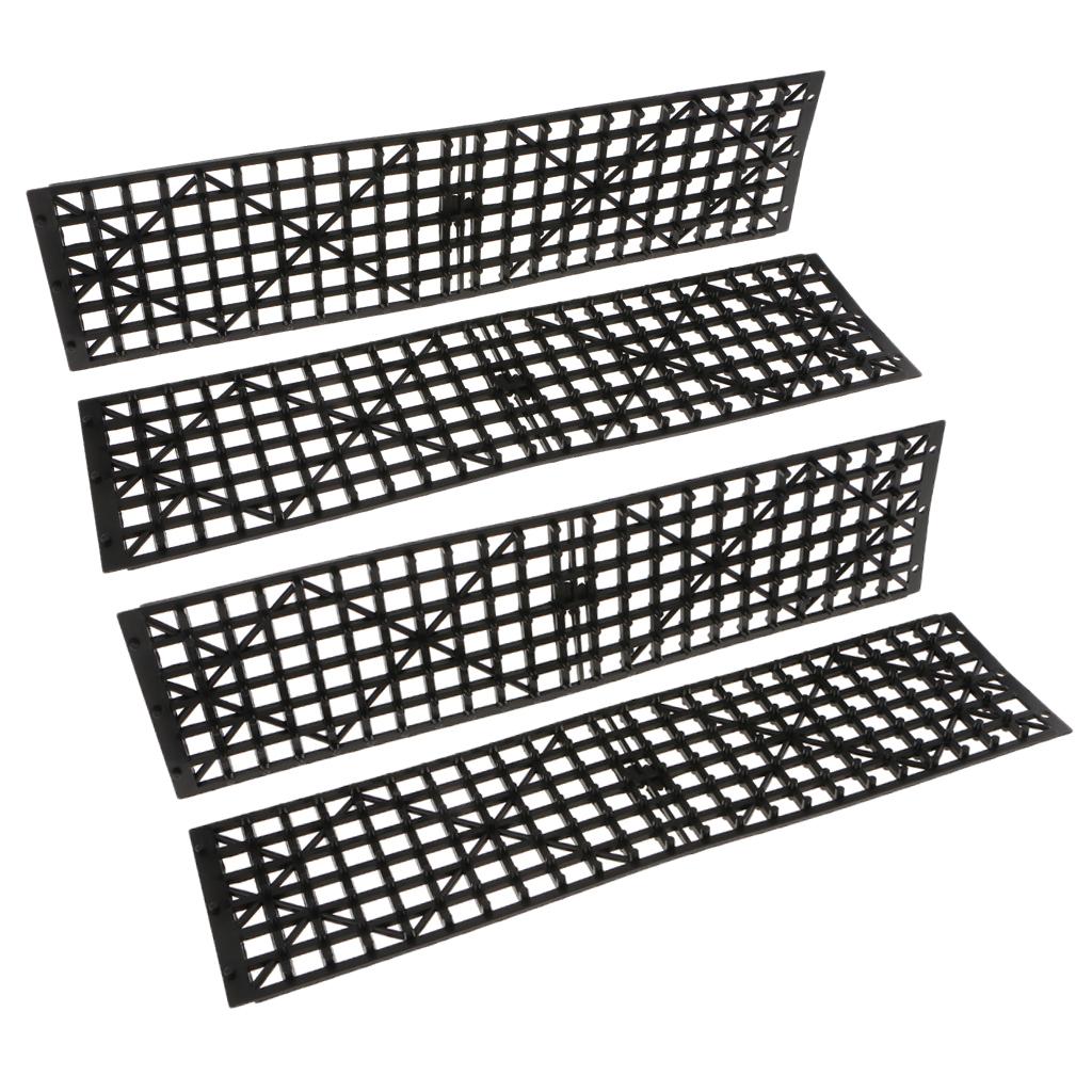 4pcs Emergency Car Wheel Anti Skid Pads Auto Traction Mats Tire Grip Aids