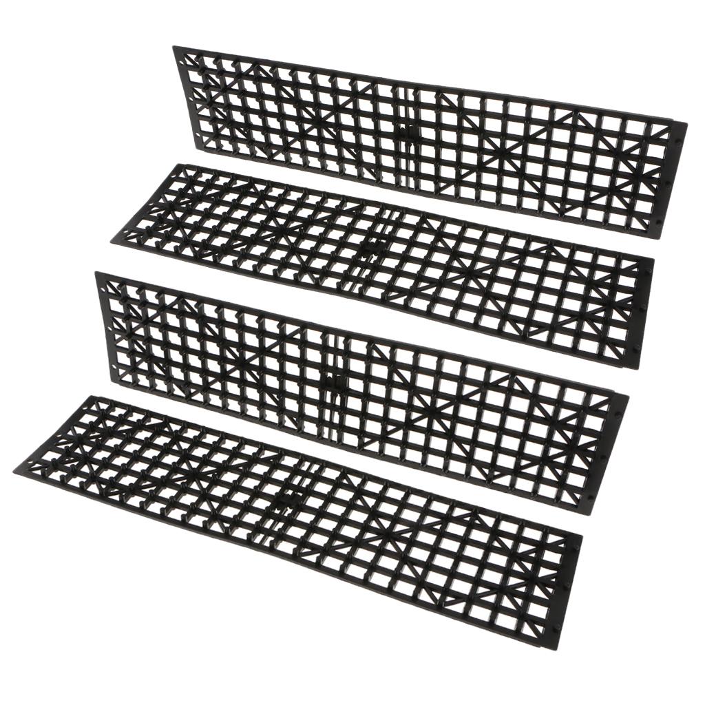 4pcs Emergency Car Wheel Anti Skid Pads Auto Traction Mats Tire Grip Aids