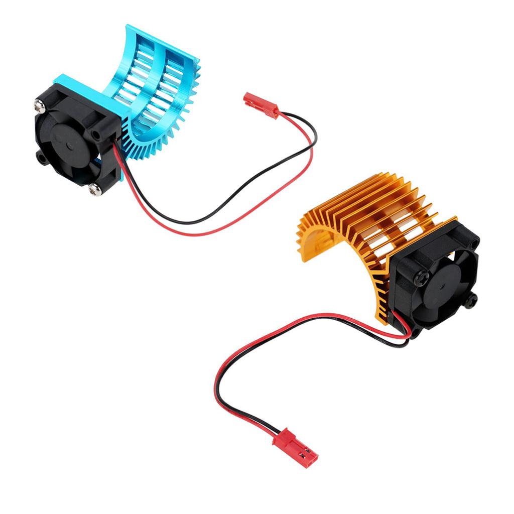 Aluminum Heat Sink and Fan Cooling 540 550 For HSP RC Model Car Motor Parts
