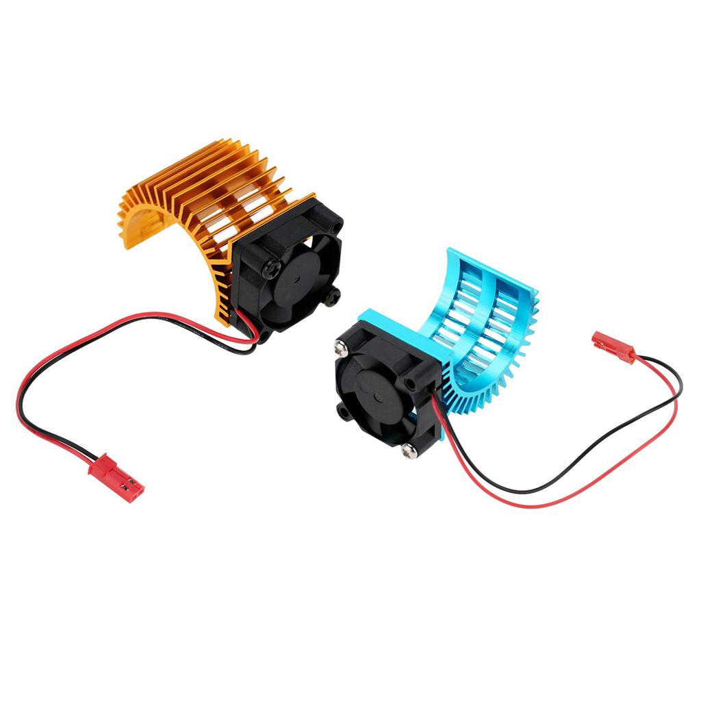 Aluminum Heat Sink and Fan Cooling 540 550 For HSP RC Model Car Motor Parts