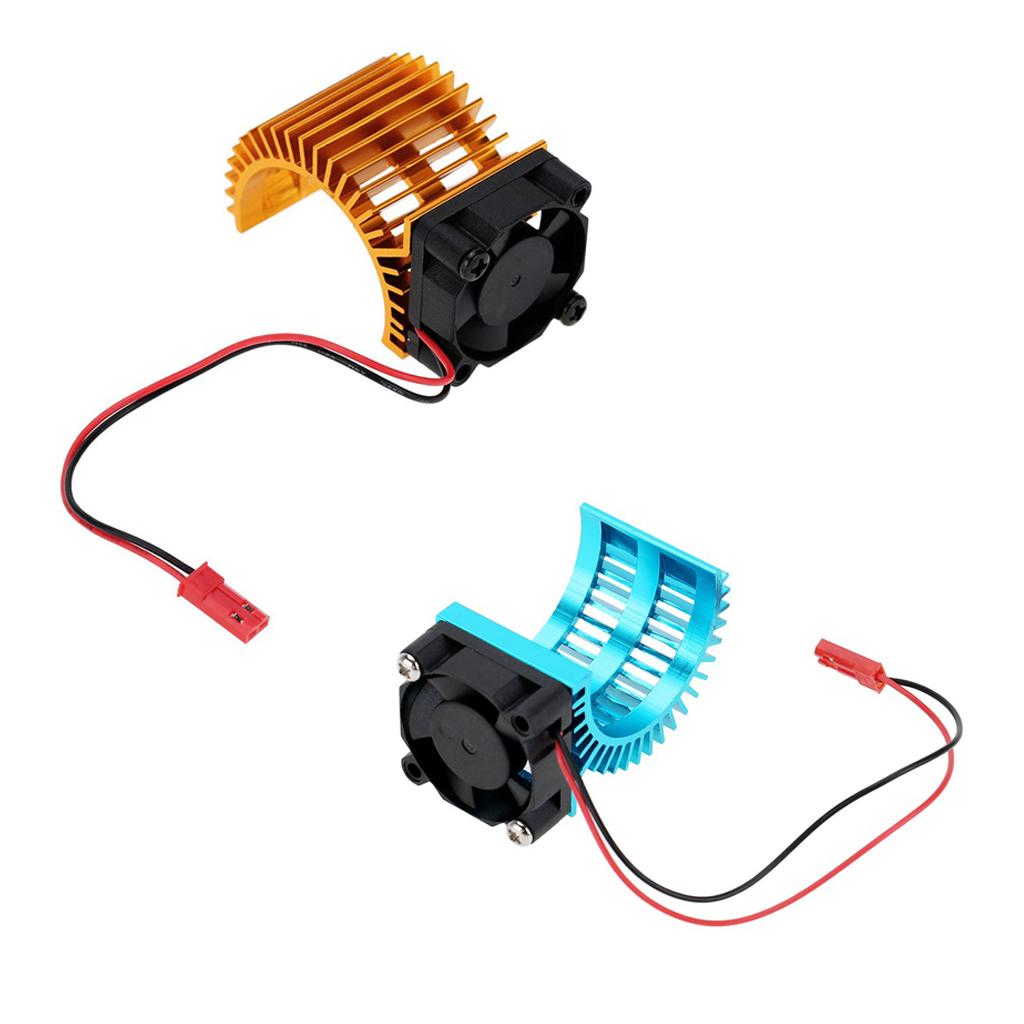 Aluminum Heat Sink and Fan Cooling 540 550 For HSP RC Model Car Motor Parts