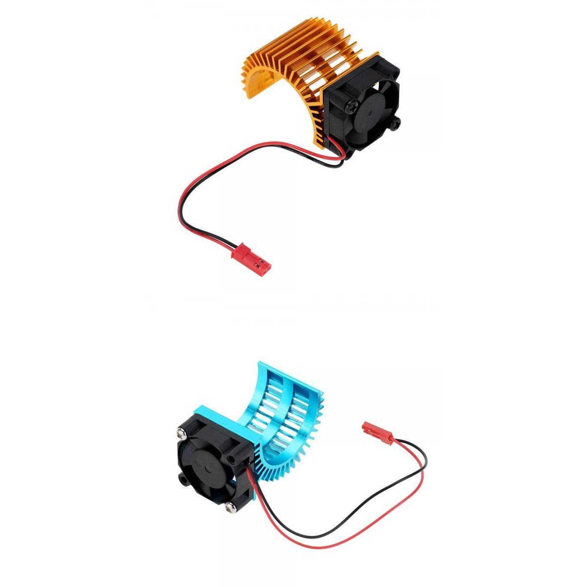 Aluminum Heat Sink and Fan Cooling 540 550 For HSP RC Model Car Motor Parts