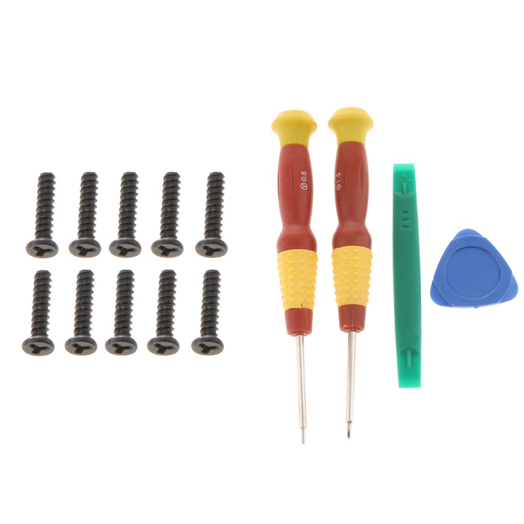 4 in 1 Screwdriver Kit Opening Tool + 10x Tri-Wing Screw for Nintendo Switch