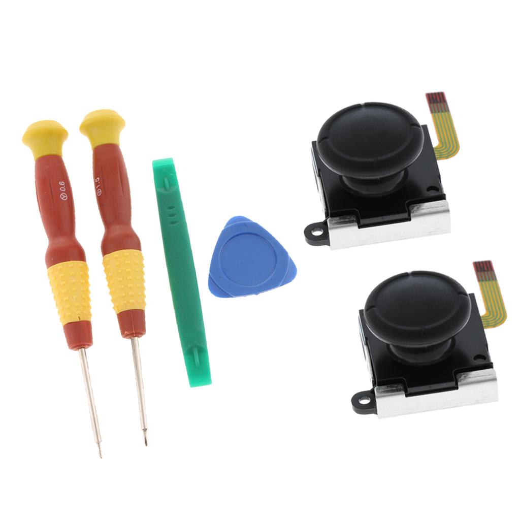 2Pack Analog Joystick Control L R Sensor for Nintendo Switch Joy-con + Tool