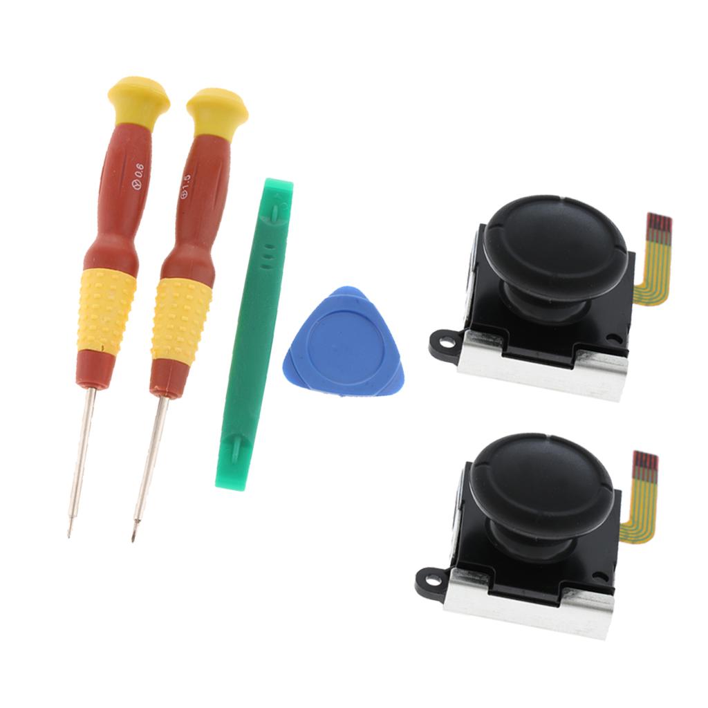 2Pack Analog Joystick Control L R Sensor for Nintendo Switch Joy-con + Tool