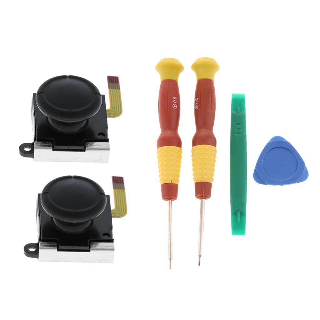 2Pack Analog Joystick Control L R Sensor for Nintendo Switch Joy-con + Tool