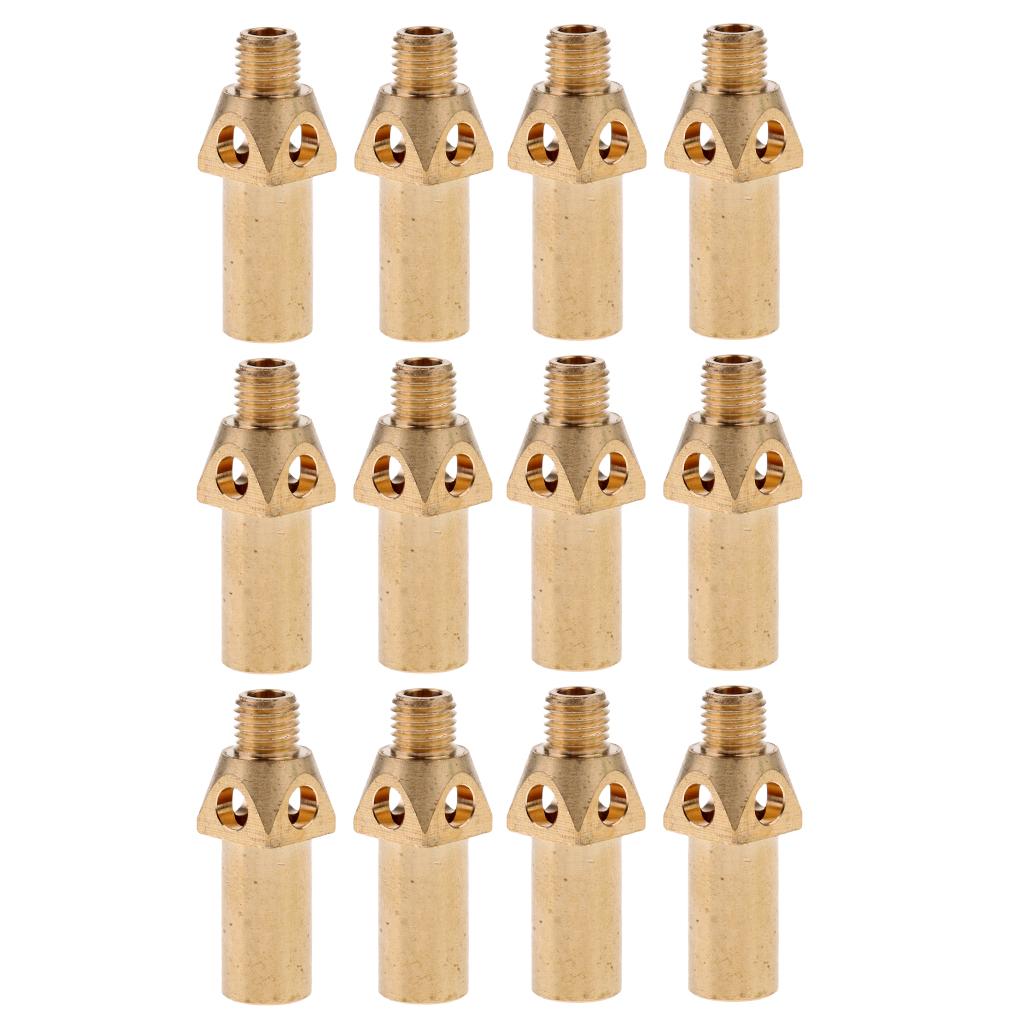 12pcs Brass Replacement Tip/ Nozzle/ Jet/ Burner for Propane LP Gas