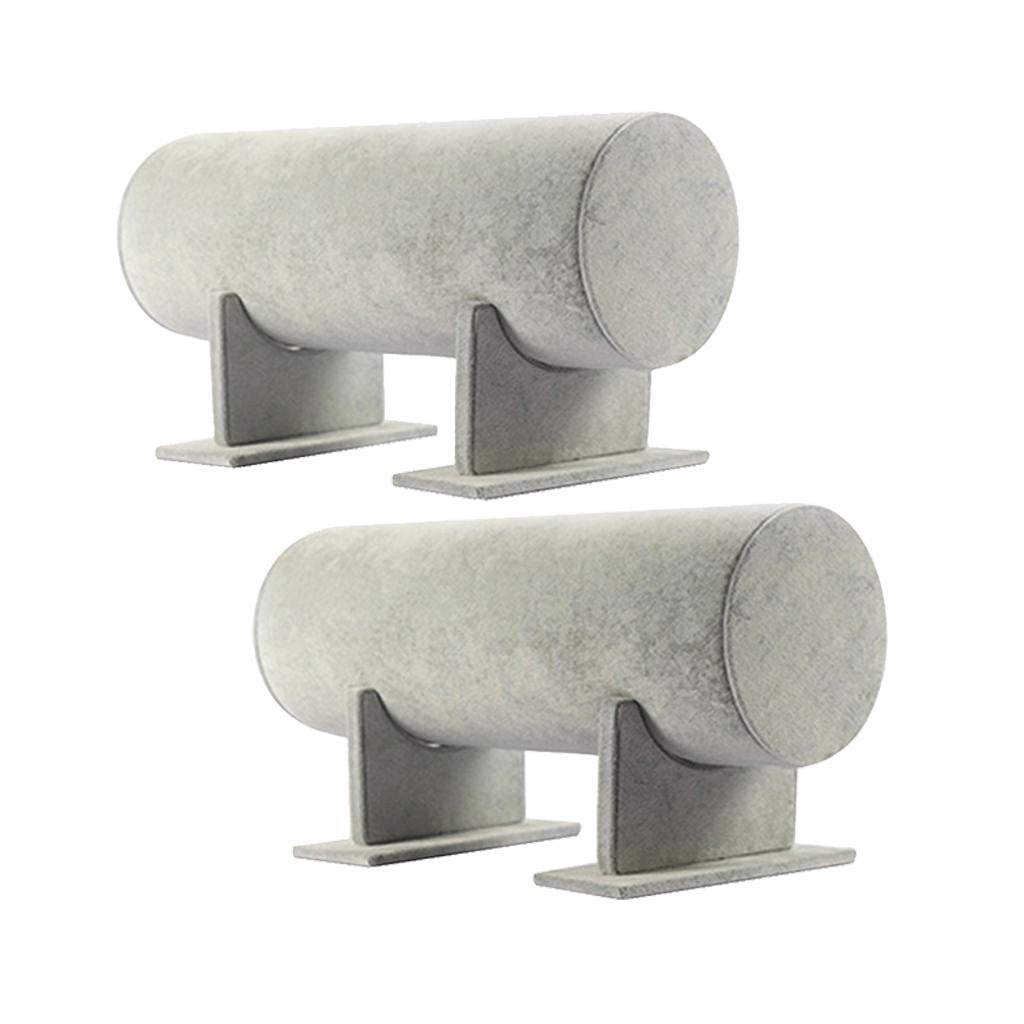 2 Pieces T-Bar Jewelry Display Holder Headband Organizer Display Rack Shelf