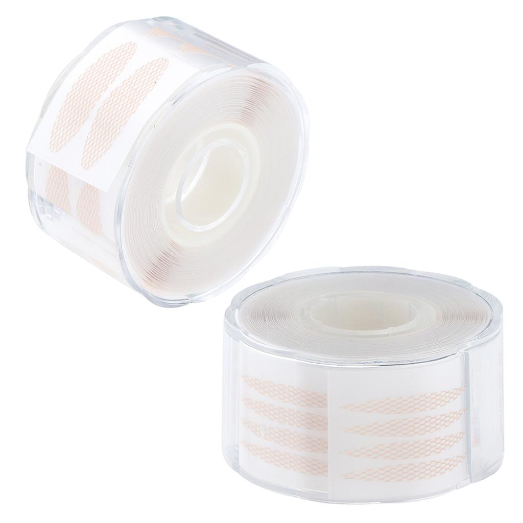 2 Roll of 440pairs Invisible Fiber Strip Double Eyelid Lift Tapes 2 Styles