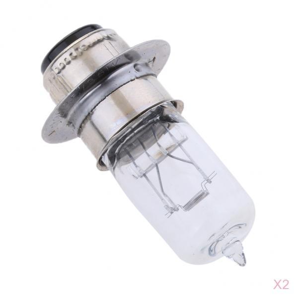 2pcs P15D-25-1 12V 35/35W Motorcycle White Halogen Headlight Headlamp Bulbs