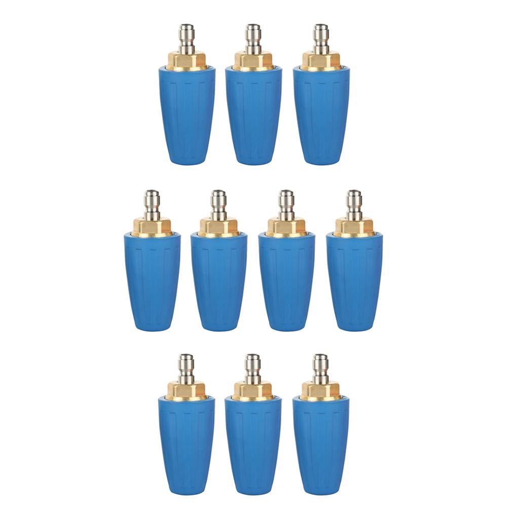 10x Pressure Washer Rotating Turbo Nozzle 1/4 Quick Connect Nozzle 4.0 GPM"